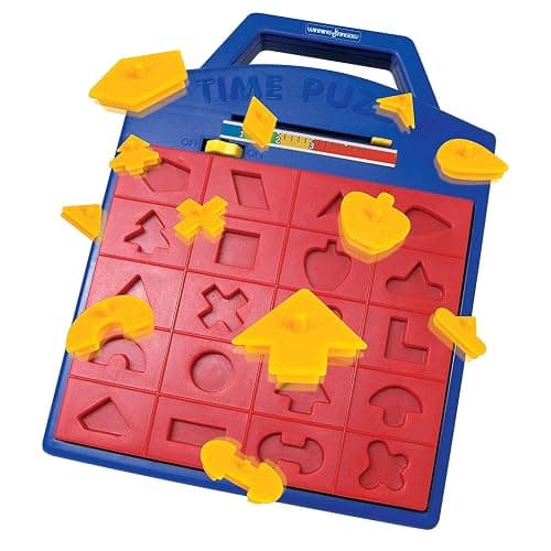 Winning Fingers Shape Toy Puzzle Game – Pop Up Board Game with Shape Puzzles - Two Players Concentration Games Puzzle Board Matching Game - Educational Toy for Kids 3 Years and Older - Image 1