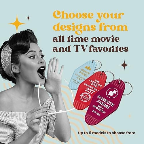 Chillkat Vintage Hotel Motel Keychain thumbnail 6