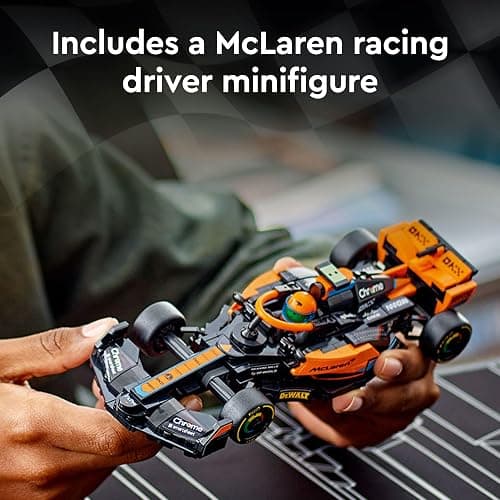 LEGO Speed Champions 2023 McLaren Formula 1 Race Car Toy for Play and Display, Buildable McLaren Toy Set for Kids, F1 Toy Gift Idea for Boys and Girls Ages 9 and Up who Enjoy Independent Play, 76919 thumbnail 6