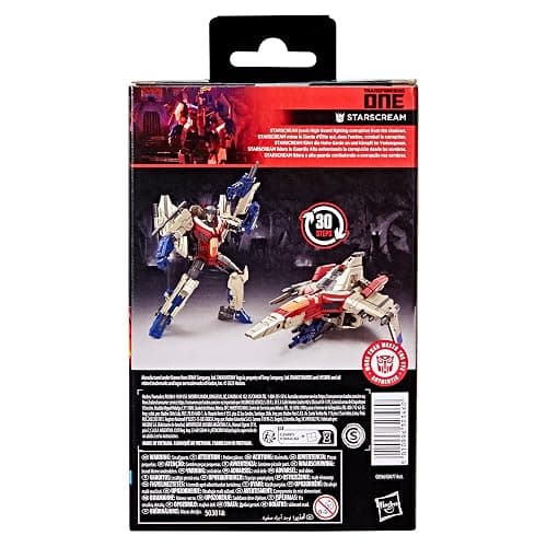Transformers Studio Series Deluxe Class One Starscream Action Figure thumbnail 5
