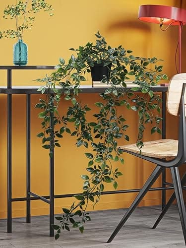 TOTOGA Artificial Hanging Plants 3 Pack Fake Potted Plants for Wall Home Room Office Indoor Decor - 3 thumbnail 7