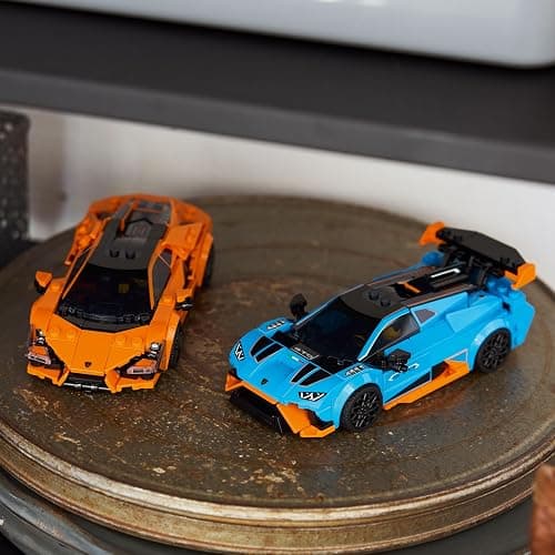 LEGO Speed Champions Lamborghini Revuelto & Huracán STO Car Toys - Building Toy for Pretend Play for Boys & Girls, Ages 10+ - Model Car Kit Display - Gift Idea for Kids - 77238 thumbnail 2