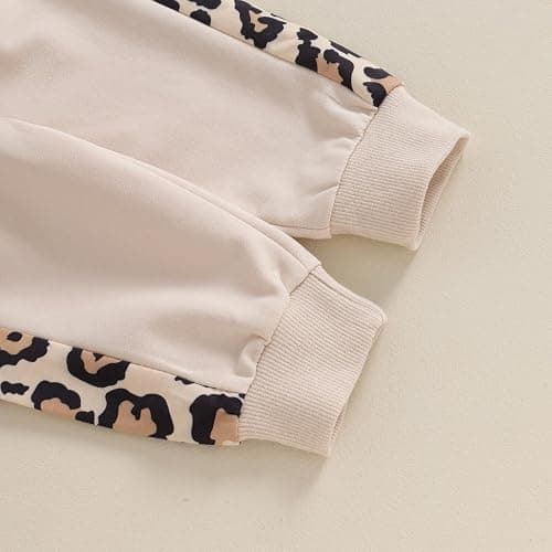 Kupretty Baby Girl Fall Winter Clothes Toddler Outfit Letters Graphic Crewneck Sweatshirts + Joggers Pants Set thumbnail 6