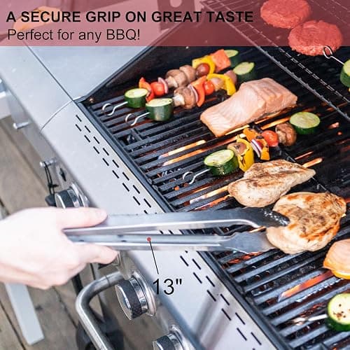 GAYIMEI Deep Grill Carry System with Lids, Cutting Board, Tong, Gift Ready BBQ Carry Tray for Prepping, Marinating and Serving, Diswasher Safe, Nesting Platters Black in Red thumbnail 6