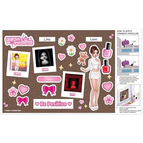 Dress To Impress — Lana Deluxe Fashion Doll Set — Series 1 Wave 1 — 11.5-Inch Tall Doll — Doll Playset, Accessories, Collector Card — Includes DLC Codes — Officially Licensed Set by PhatMojo thumbnail 4