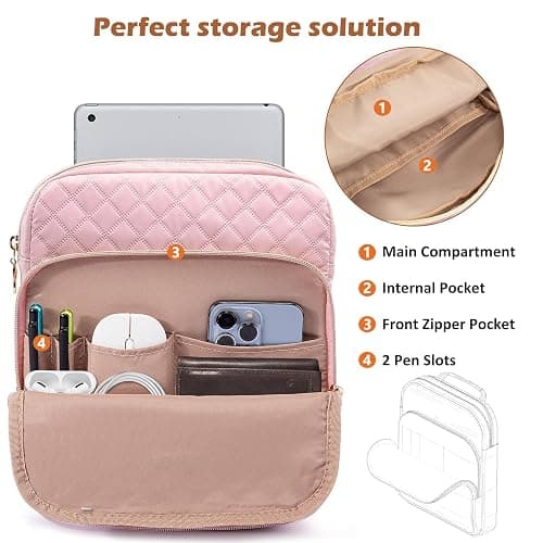Book Sleeve with Zipper Book Pouch, Book Protector Bag,Book Sleeve for Book Lovers, Book Cover, Book Carrying Case for Book Accessories, Study Suppliers thumbnail 3