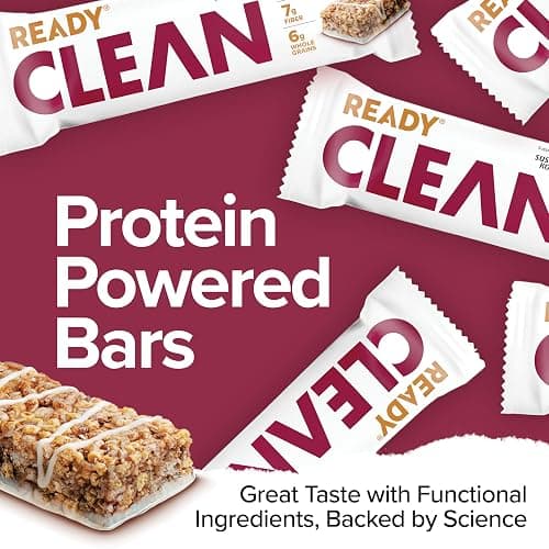Ready® Protein Bars – High-Protein Snack with 15g Whey Protein, With Flaxseeds and Omega-3s for Sustained Energy, Supports Lean Muscle and Recovery – Iced Oatmeal Cookie, 12 Pack thumbnail 6