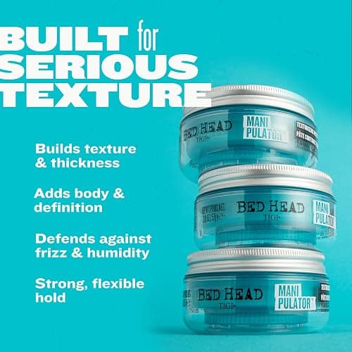 TIGI Bed Head Manipulator Texturizing Putty, Firm Hold Styling Putty for Short to Medium Hair, 2.01 oz thumbnail 3