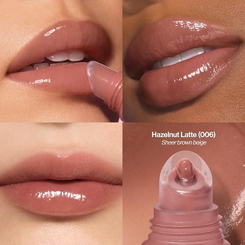 Revlon Glimmer Lip Treat Balm + Mask™, Overnight Peptide Lip Treatment, Hydrating, 006 Hazelnut Latte, 0.4 fl oz thumbnail 2