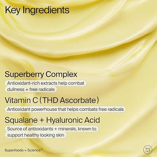 Youth To The People Superberry Dream Mask - Hyaluronic Acid + Vitamin C Face Moisturizer + Overnight Facial Mask, Hydrates + Plumps + Brightens Skin, Evens Skin Tone, For Dry + Dull Skin, Non-Greasy thumbnail 3
