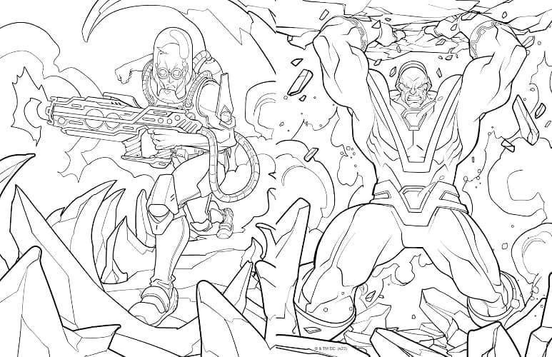 DC Super-Villains: The Official Coloring Book thumbnail 7