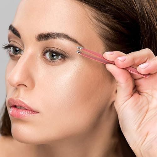 Pink Eyelash Curlers with Slant Tip Tweezer Pink Bling Crystal Rhinestone Eyelashes Curls for Dramatic Long Lasting Seamless Brilliant Eyes, Best Bedazzled Makeup Stuff Things For Mascara Asian Beauty thumbnail 7