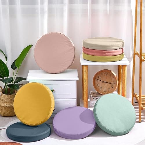Juexica 8 Pcs Extra Thick Flexible Seating Floor Cushion Assorted Colored Floor Pillow Classroom Seat Cushion Soft Classroom Seating for Kid Learning(Hippie Boho,13.8 x 13.8 x 2 Inch,Round) thumbnail 4