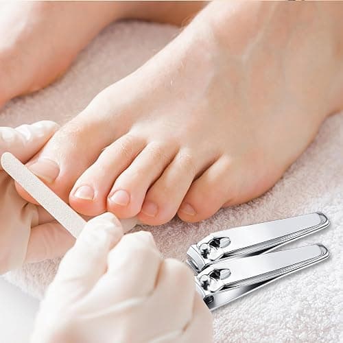 Natzerat 30 Pieces Nail Clippers Bulk Pack- 2.36 inch Stainless Steel Fingernail Toenail Clippers Set for Men Women, Mini Portable Travel Trimmer for Home, Hotel, Homeless Care Package Supplies thumbnail 7