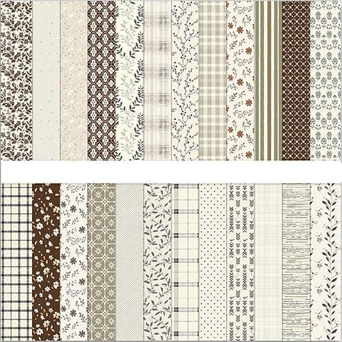 MIATTCLD Scrapbook Paper 12x12 In Double Sided Decorative Paper for Scrapbooking, 24 Sheets/24 Designs Spring Floral Patterned Craft Paper for Junk Journals DIY Cards Album Decoration (Beige) - Image 1