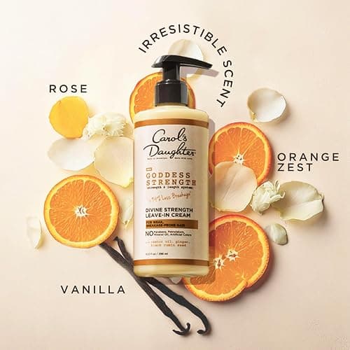 Carol's Daughter Goddess Strength Leave In Conditioner Cream, 10 Fl Oz - Strengthening and Moisturizing for Wavy, Curly Hair thumbnail 7