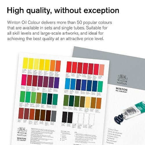 Winsor & Newton Winton Oil Color Paint, Basic Set, 10 x 21ml Tubes thumbnail 3