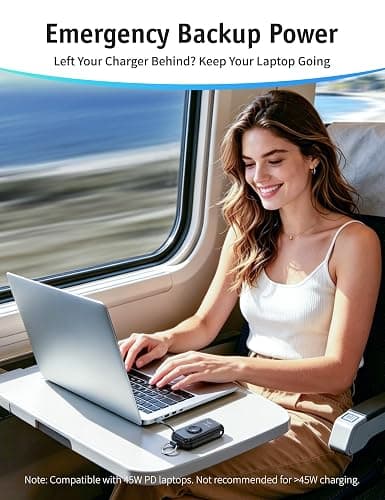 RORRY CharmGo Pro 45W Portable Charger Power Bank 10000mAh Battery Pack | Fast Charging, Built-in Cables, 3-in-1 Keychain Design, for iPhone, Apple Watch, iPad, MacBook, Travel Essential, Pocket Size thumbnail 4