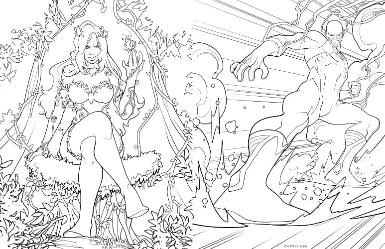 DC Super-Villains: The Official Coloring Book thumbnail 8