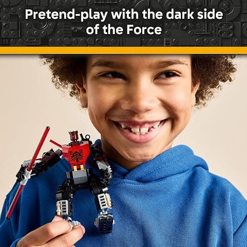 LEGO Star Wars Darth Maul Mech Kids Toy - Building Toy with Pretend Play Lightsaber - Birthday Gift Idea for Boys and Girls, Ages 6+ - Collectible Decor for Fans of The Clone Wars - 75411 thumbnail 4