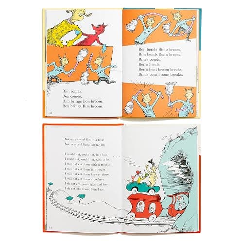 Dr. Seuss's Beginner Book Boxed Set Collection: The Cat in the Hat; One Fish Two Fish Red Fish Blue Fish; Green Eggs and Ham; Hop on Pop; Fox in Socks thumbnail 5