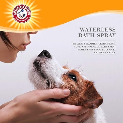 Arm & Hammer for Pets Ultra Fresh Waterless Bath Spray in White Jasmine Scent | Dry Dog Shampoo, Deodorizer thumbnail 2