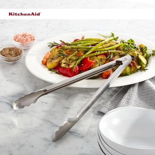 KitchenAid Stainless Steel Long Tongs, 14 Inch thumbnail 2