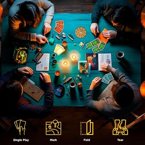 Thames & Kosmos EXIT: The Enchanted Forest| A Kosmos Escape Room Game in a Box| Family Friendly, Card-Based at-Home Escape Room Experience for 1 to 4 Players, Ages 12+ , Black thumbnail 6