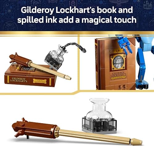 LEGO Harry Potter Cornish Pixie Toy - Bedroom or Desk Decor Figure w/Gilderoy Lockhart's Book and Wand - Birthday Gift for 8+ Year Old Girls & Boys - 76461 thumbnail 5