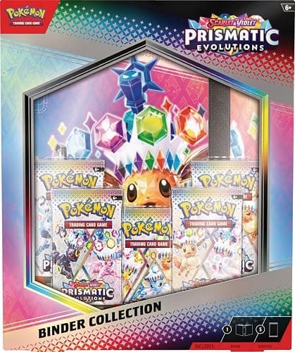 Pokémon TCG: Scarlet & Violet—Prismatic Evolutions Binder Collection (Binder with 378 Pockets & 5 Booster Packs) thumbnail 6