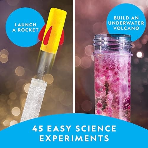 National Geographic Stunning Chemistry Set - Mega Science Kit with 45 Easy Experiments- Make a Volcano and Launch a Rocket, STEM Projects for Kids Ages 8-12, Science Toys (Amazon Exclusive) thumbnail 2
