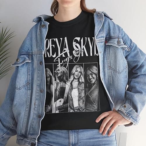Freya Tour Shirt, Vintage Concert Graphic Skye T-Shirt Unisex Heavy Cotton Tee thumbnail 3