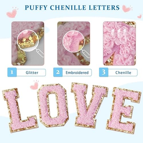 COSHAYSOO Top Popular Valentines Birthday Party Favor Gifts RFID Wallet for Girls Weekend Sleepover Winter Vacation Travel Girls Trip Gifts Blue Small Mini Wallet Preppy Chenille Letter S thumbnail 5