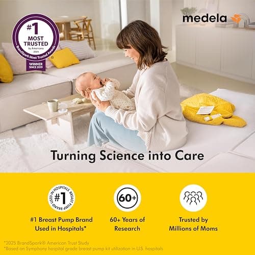 Medela Perfect Pair Bundle with Medela Harmony Manual Breast Pump & Silicone Breast Milk Collector, Lightweight and Discreet, Made Without BPA thumbnail 10