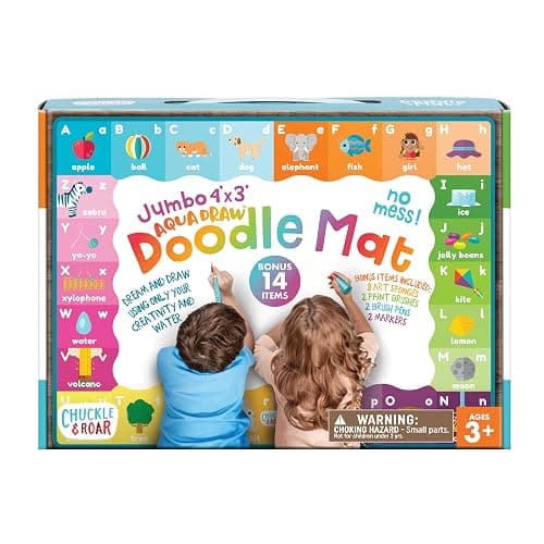 Chuckle & Roar - Doodle Mat - Water Color Fun - Mess Free Arts and Crafts - Great for Toddlers - Image 1