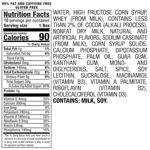 Yoo-hoo Chocolate Flavored Drink, 6.5 fl oz Boxes 40 Pack, Ready to Drink, Caffeine-Free, 99% Fat-Free, High in Calcium & Vitamin D thumbnail 7