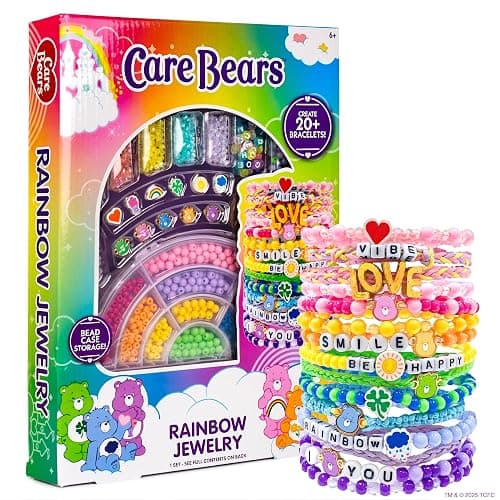 Horizon Group USA Care Bears + Bracelets with Charms & Beads, Age 6-8, Unisex, Multi-Color, Non-Foldable thumbnail 2