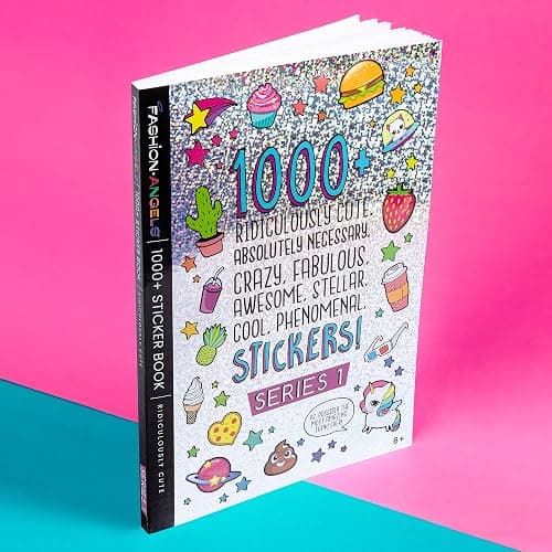 Fashion Angels 1000+ Ridiculously Cute Stickers for Kids - Fun Craft Stickers for Scrapbooks, Planners, Gifts and Rewards, 40-Page Sticker Book for Kids Ages 6+ and Up thumbnail 5