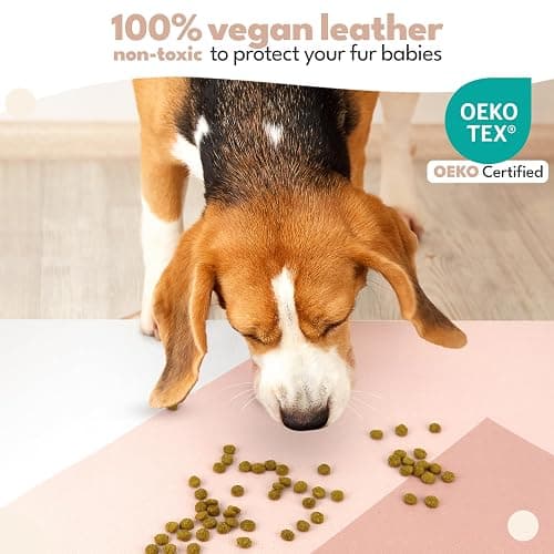NALALAS Dog Mat for Food and Water, Cat Feeding Mat | Waterproof Dog Bowl Mat | Non-Slip Pet Food Mat for Floors | Pet Mats for Food and Water | Easy to Clean thumbnail 7