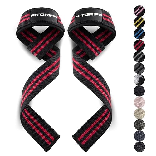 Fitgriff® Lifting Wrist Straps for Weightlifting, Gym, Deadlift, Workout (Made of Premium Cotton & Padded) - Men & Women - Image 1