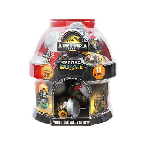 Jurassic World Captivz Rebirth Slime Eggs With Buildable Dinosaur Toy And Slime, Optimal Present For Boys And Girls, One Supplied at Random thumbnail 6