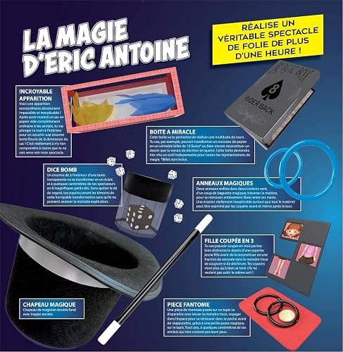 Megagic - Coffret de Magie Enfant - La Magie d'Eric Antoine, A PARTIR DE 7 Ans, Centre thumbnail 3
