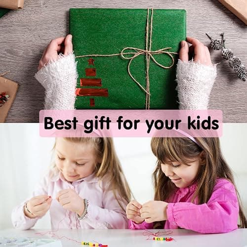 Dowsabel Bracelet Making Kit, Beads for Bracelets Making Pony, Kandi, Polymer Clay, Smile Face & Letter Beads for Jewelry Making, DIY Arts and Crafts Gifts Toys for Girls Age 6-12 thumbnail 6
