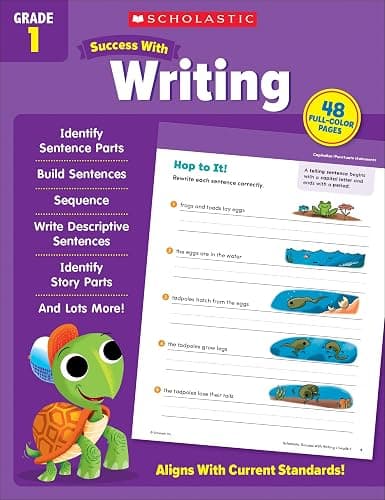 Scholastic Success with Writing Grade 1 Workbook - Image 1