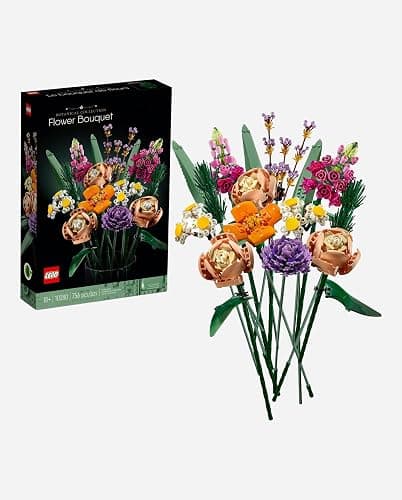 LEGO Botanicals Flower Bouquet 10280 | Building Set, Adults 18+, Artificial Flowers, Relaxing, Bedroom or Home Office Decor, Gift for Anniversary, 756 pieces thumbnail 11