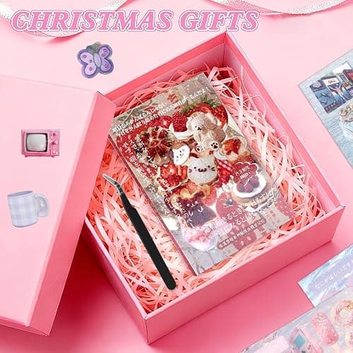 800Pcs Cute Scrapbook Stickers Travel Y2k Japanese Sticker Book for Adult Kawaii Korean Stickers for Journaling Heisei Retro Aesthetic Sticker Manga Style Decor for DIY Craft Junk Journal Gifts Memory thumbnail 7