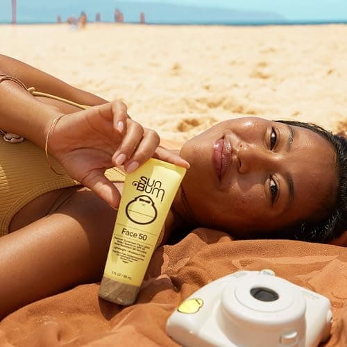 Sun Bum Original SPF 50 Sunscreen Face Lotion - Broad Spectrum Moisturizing Facial Sunscreen with Vitamin E -Fragrance Free - Travel Size - 3 oz thumbnail 8