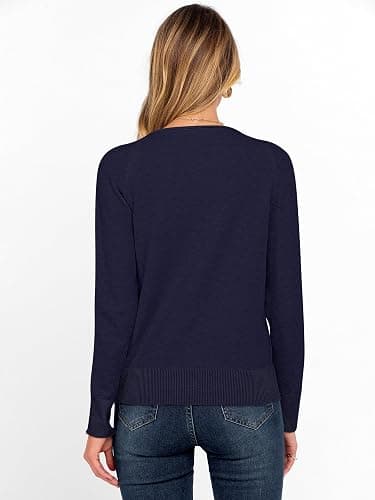 ANRABESS Womens Long Sleeve Rolled Neck Casual Soft Lightweight Basic Pullover Sweater Top 2025 Fall Shirt Work Outfits thumbnail 6