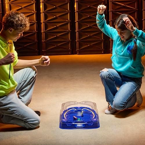 Beyblade X Drop Attack Battle Set with Beystadium Arena, 2 Takara Tomy Tops & Launchers, Impact Drake 9-60LR & Hover Wyvern 3-85N, Battling Game Toys, Ages 8+ thumbnail 7