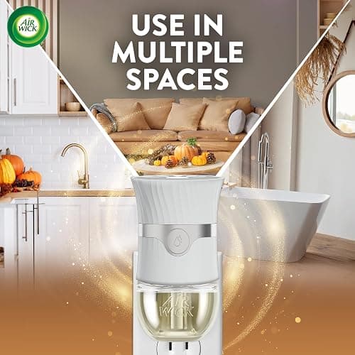 Air Wick Plug In Scented Oil Refill, Infused with Essential Oils, Plug In Air Fresheners for Home, Brown Sugar & Vanilla, 6 ct thumbnail 5